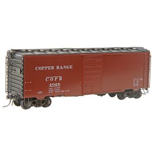 #4338 HO Scale  Copper Range COPR #4026 - RTR 40' PS-1 Boxcar