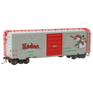 #6932 HO Scale 2024 Kadee Christmas Car KDC #032 - RTR 40' PS-1 Boxcar