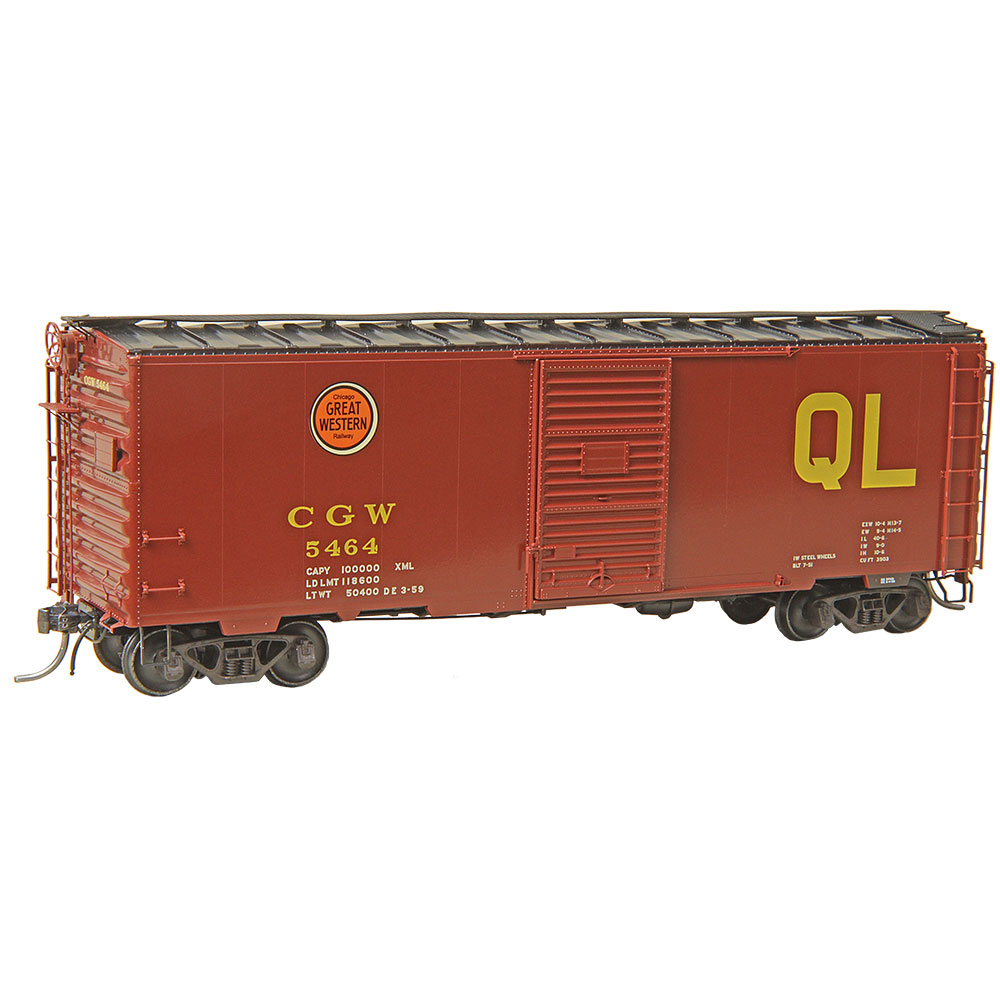 Kadee Christmas 2022 Boxcar 4132 Ho Scale Chicago Great Western Cgw #5464 - Rtr 40' Ps-1 Boxcar [4132]  - $42.95 : Kadee, The Coupler People